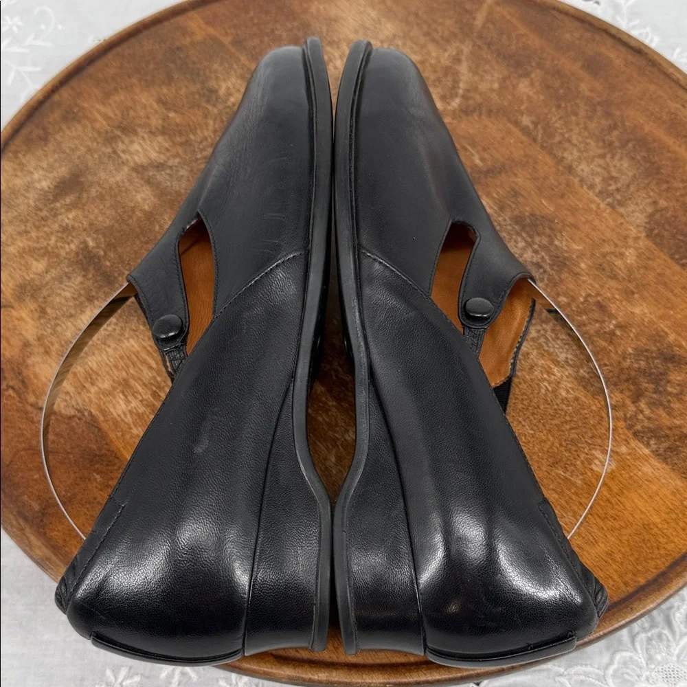1803 Footwear Shoes Wm 40 US 9* Black Leather Slip On Loafer Academia Luxury